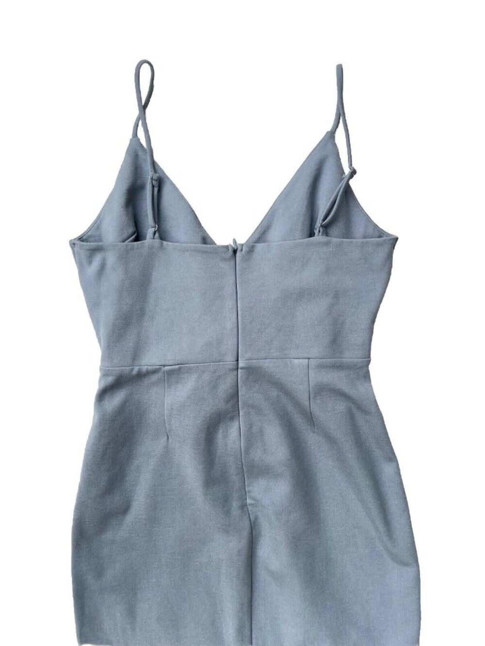 4SI3NNAI Women's Gray Tie Waist Bodycon Midi Dress Size M NWOT - Picture 10 of 16